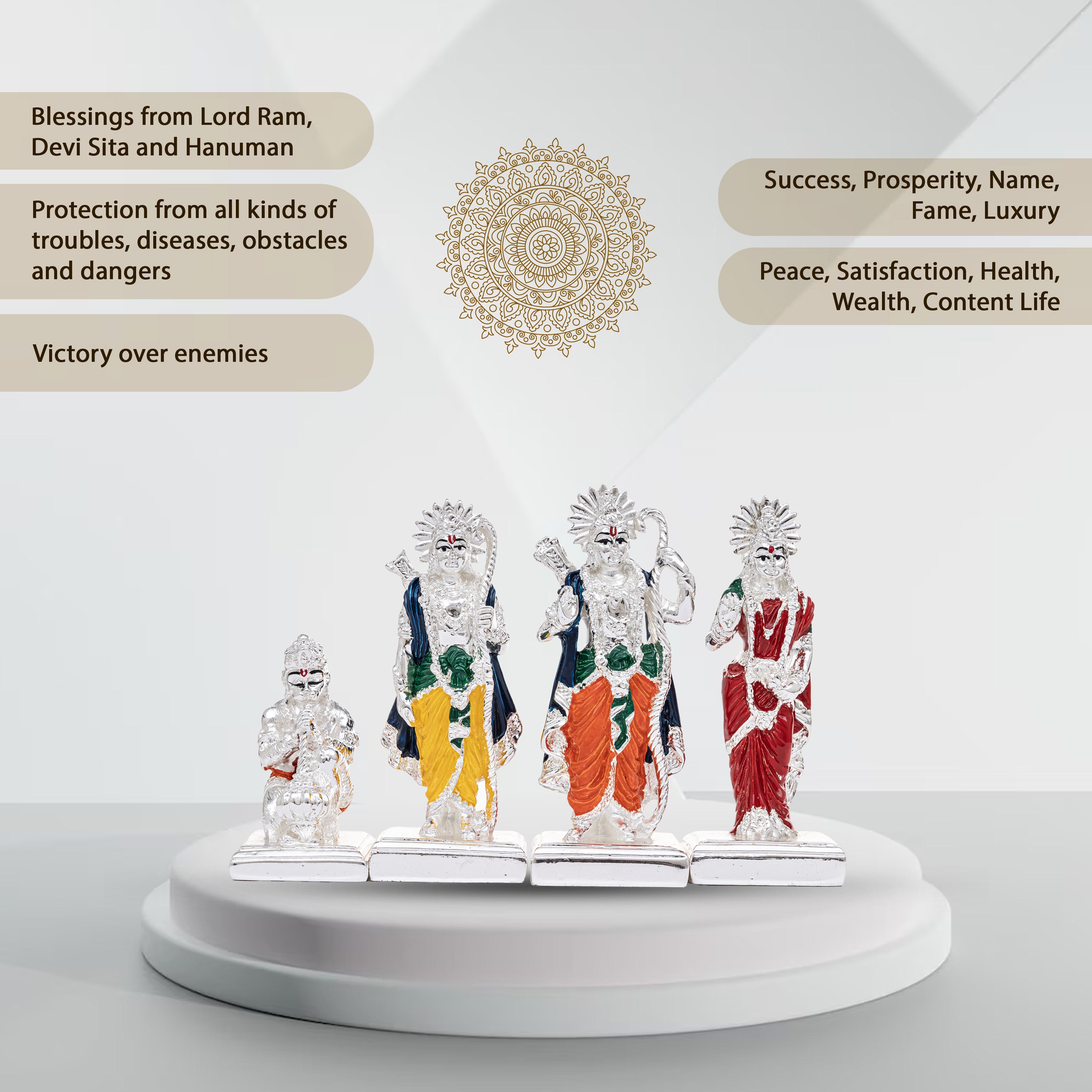 Premium Ram Darbar Collection - Hanuman, Laxman, Ram & Sita