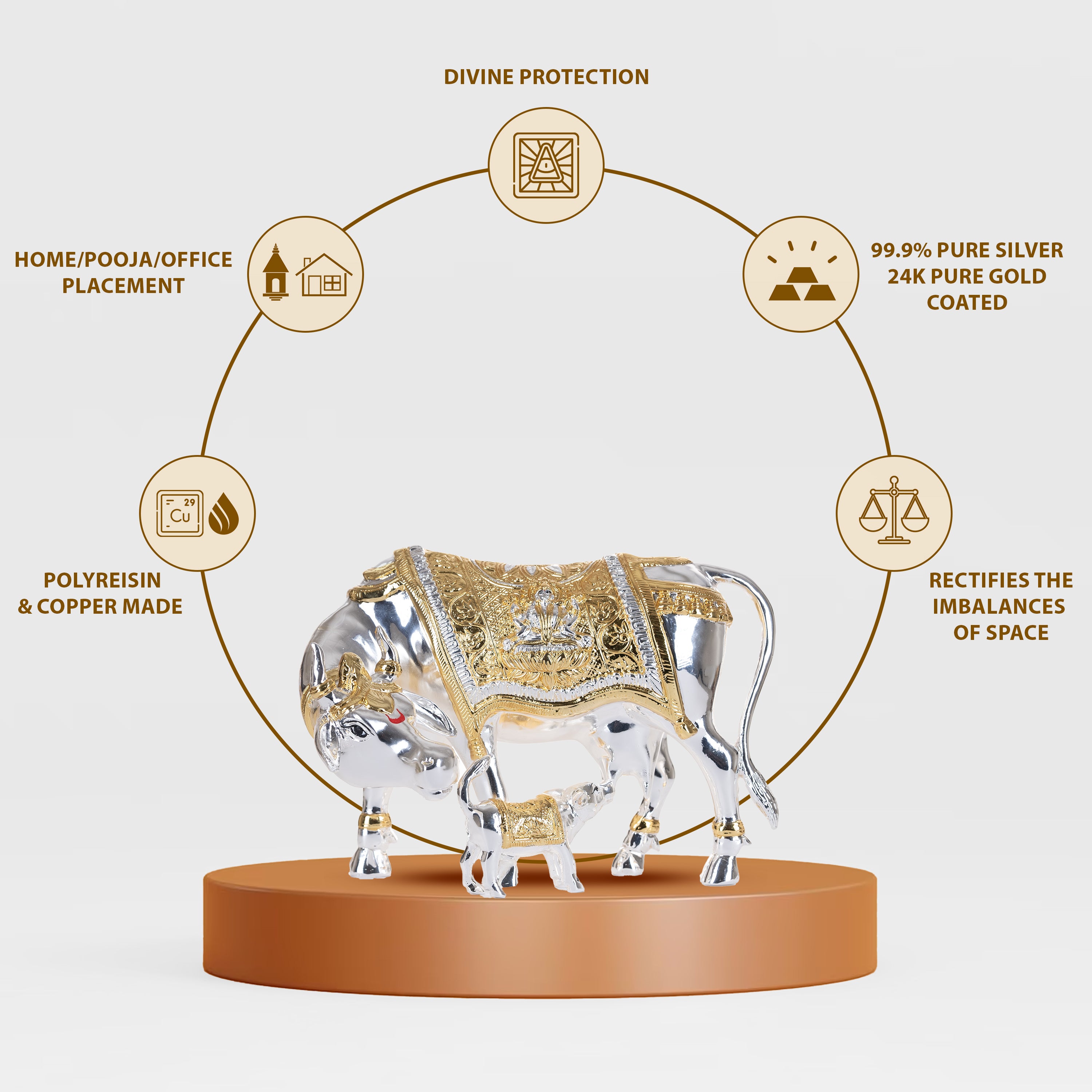Vastu benefits of kamadhenu idol