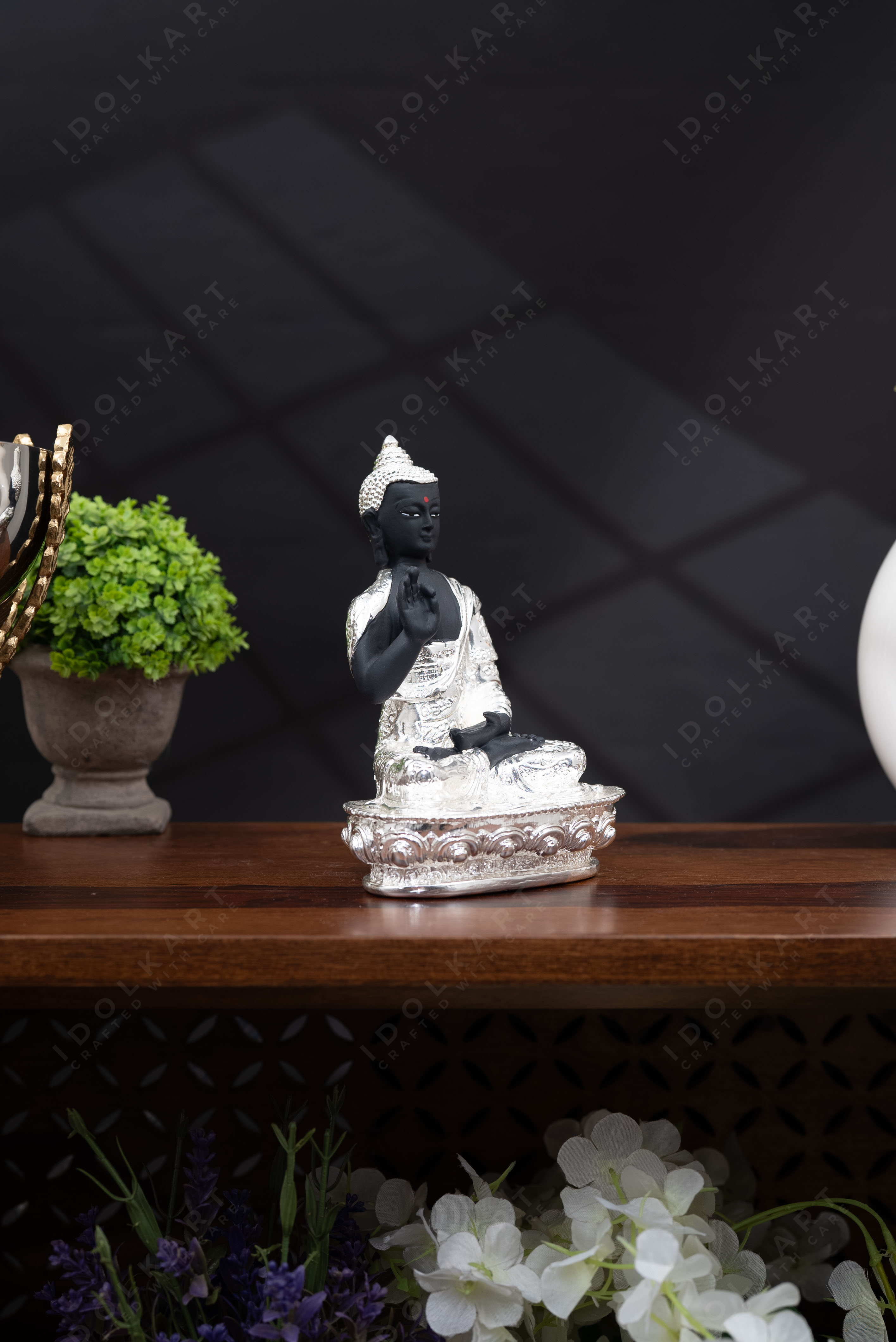 Meditating Buddha Idol | H: 10 inch | Idolkart