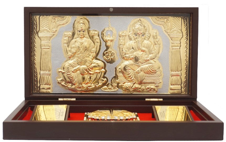 GaneshJi-LaxmiJi Divine Pooja Boxes | Pocket Temple | Diwali Gifting | Pooja Boxes
