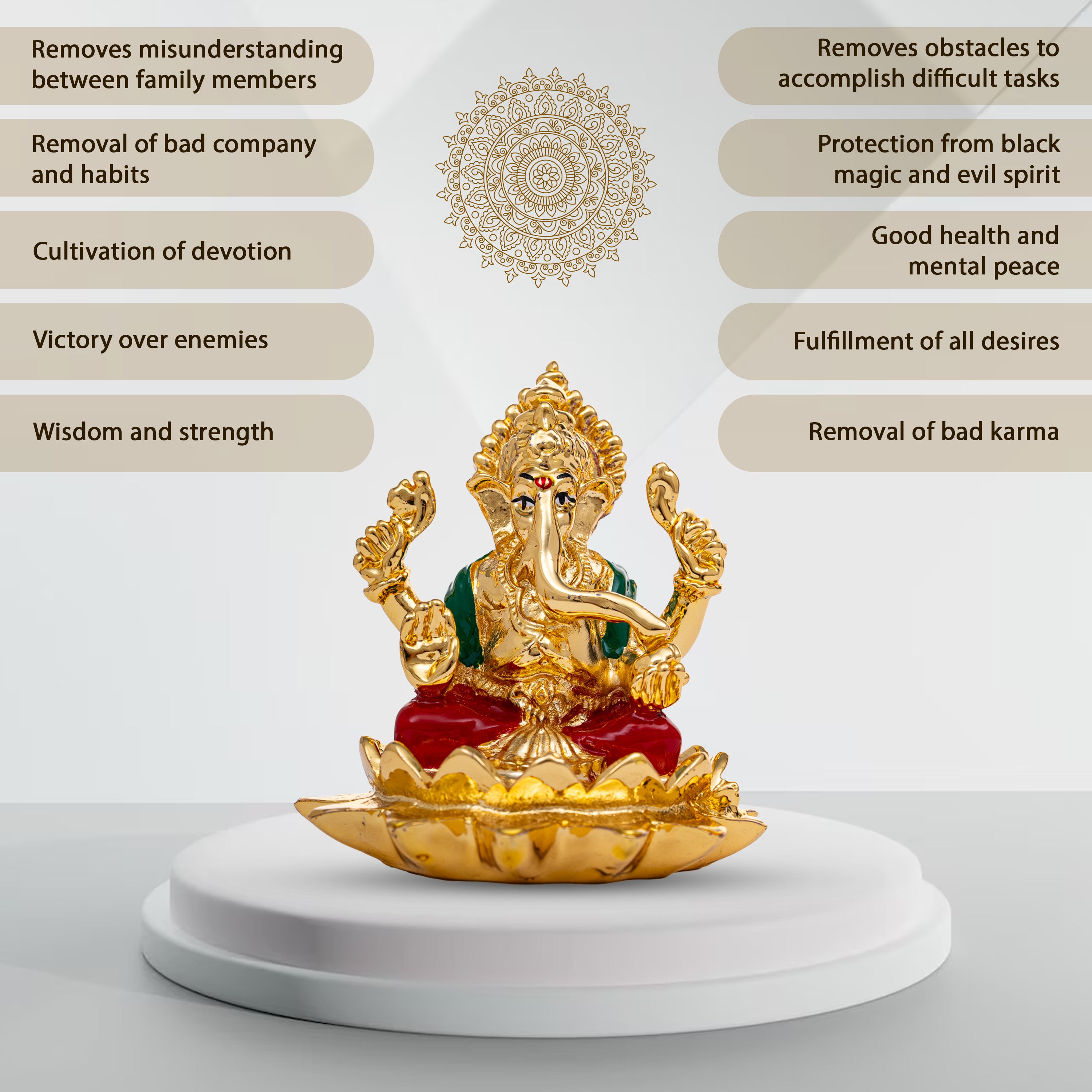 Ganesha Idol Online on Lotus