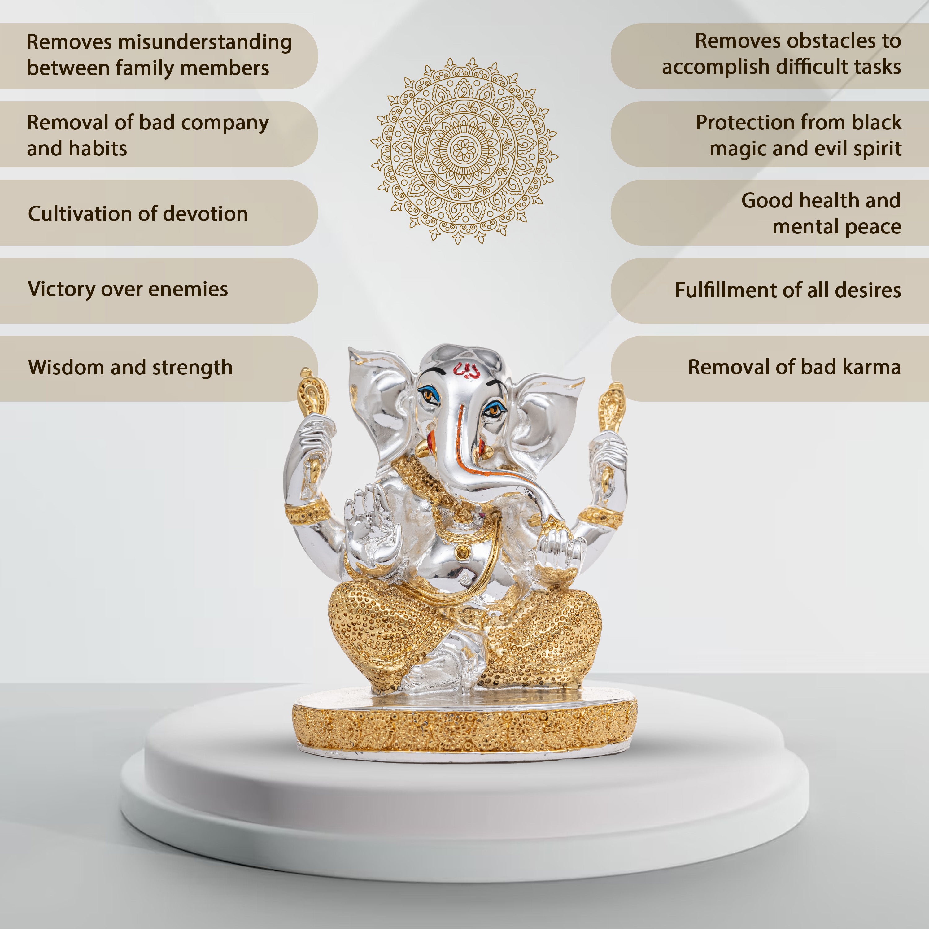 Gold Ganesha Murti