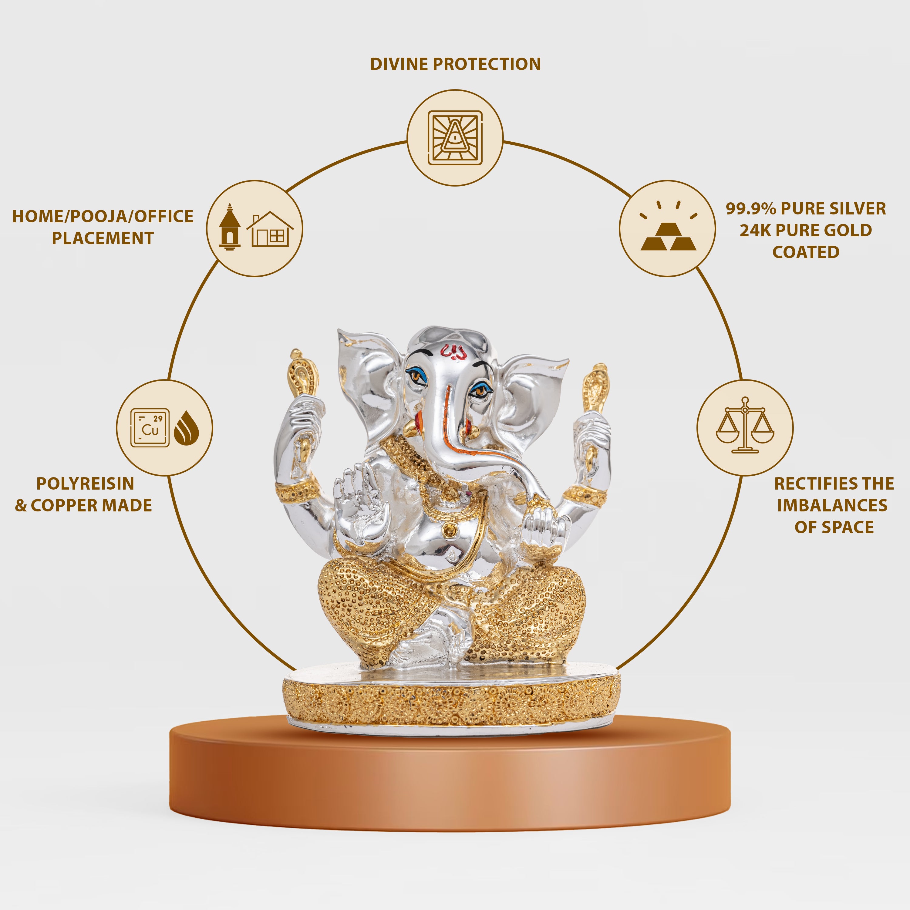 Buddhividhata Ganesha idol Online