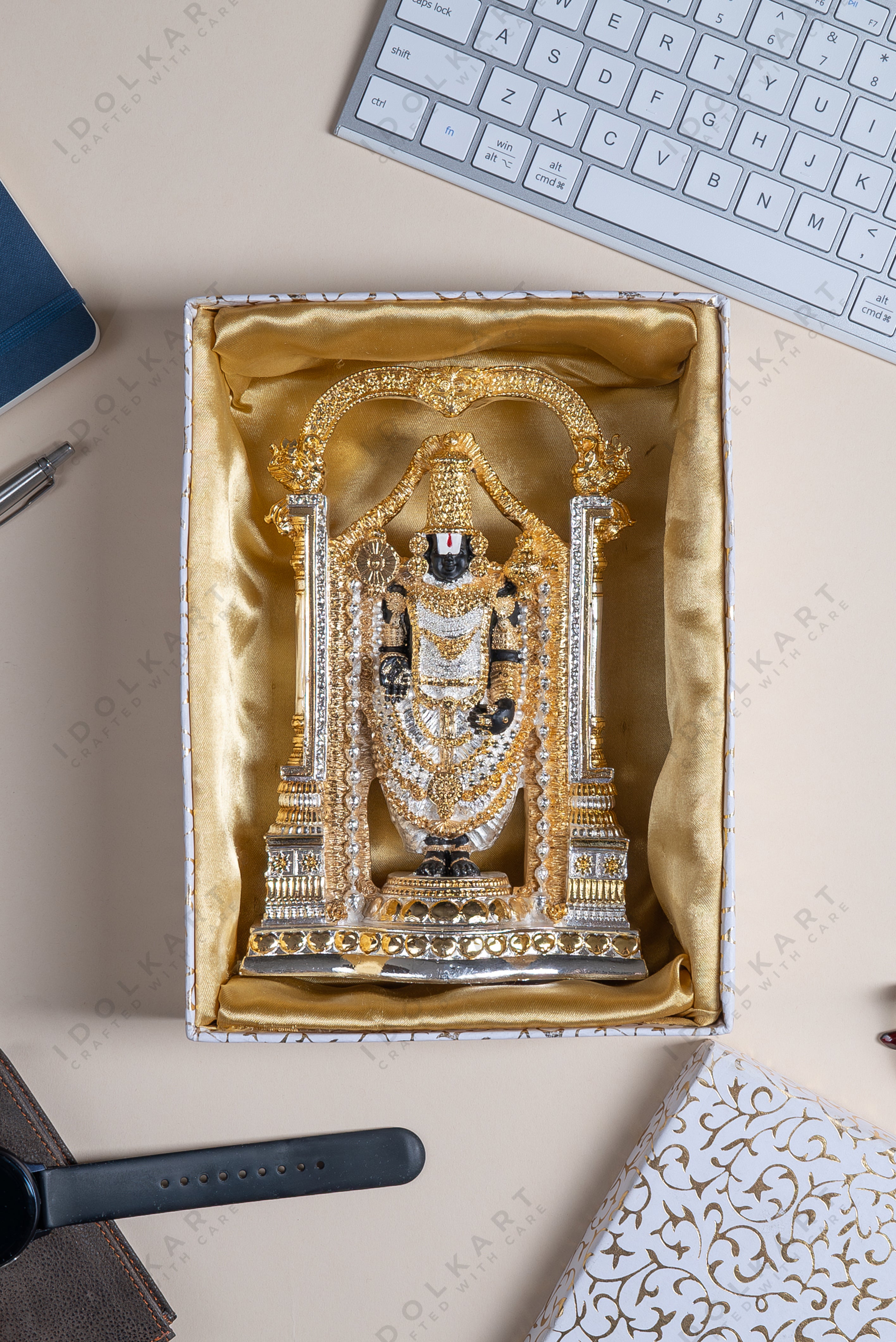 Pure Gold and Silver Coated Venkateswara Swamy Idol | Tirupati Balaji Idol