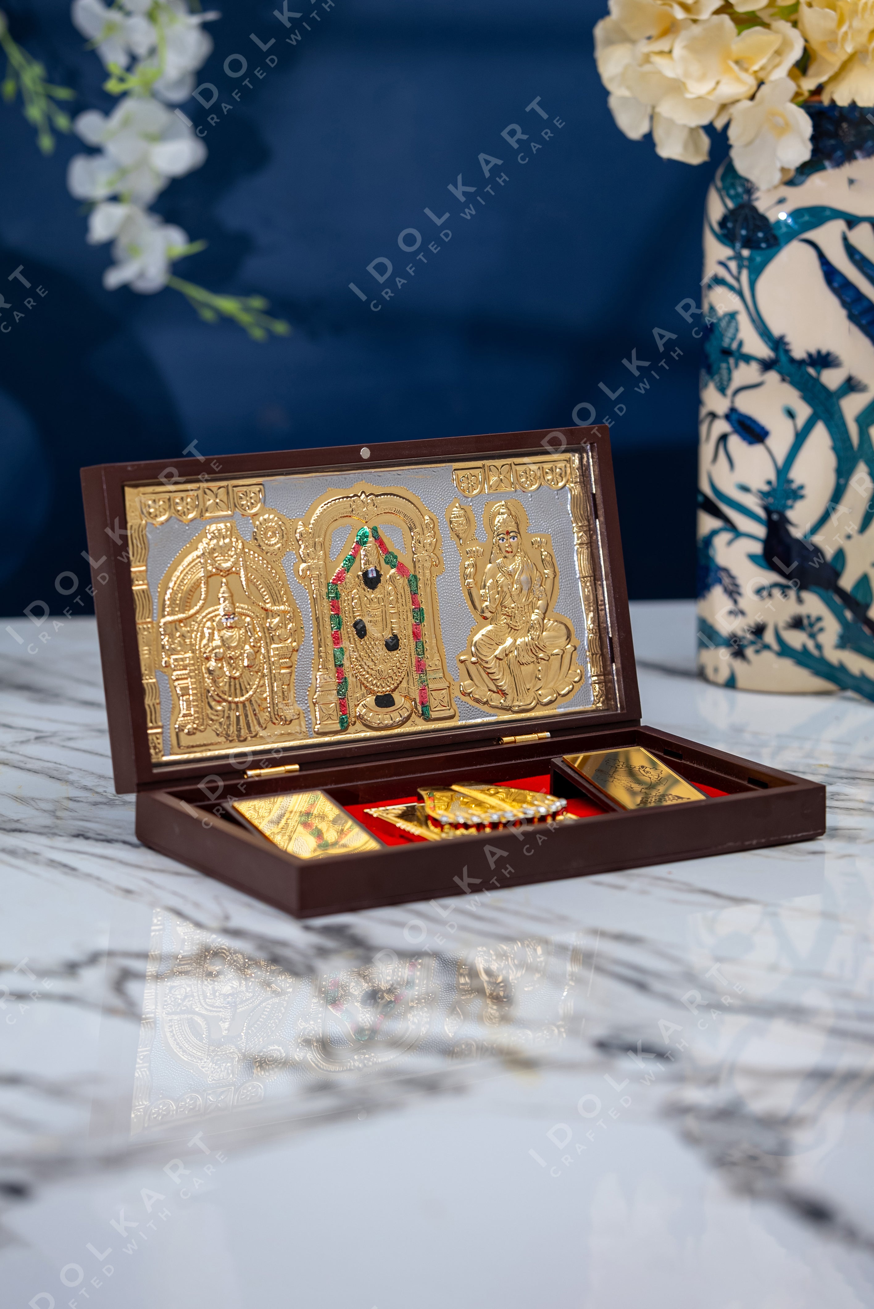 Venkateshwara Divine Pooja Boxes for Puja Room & Gifting