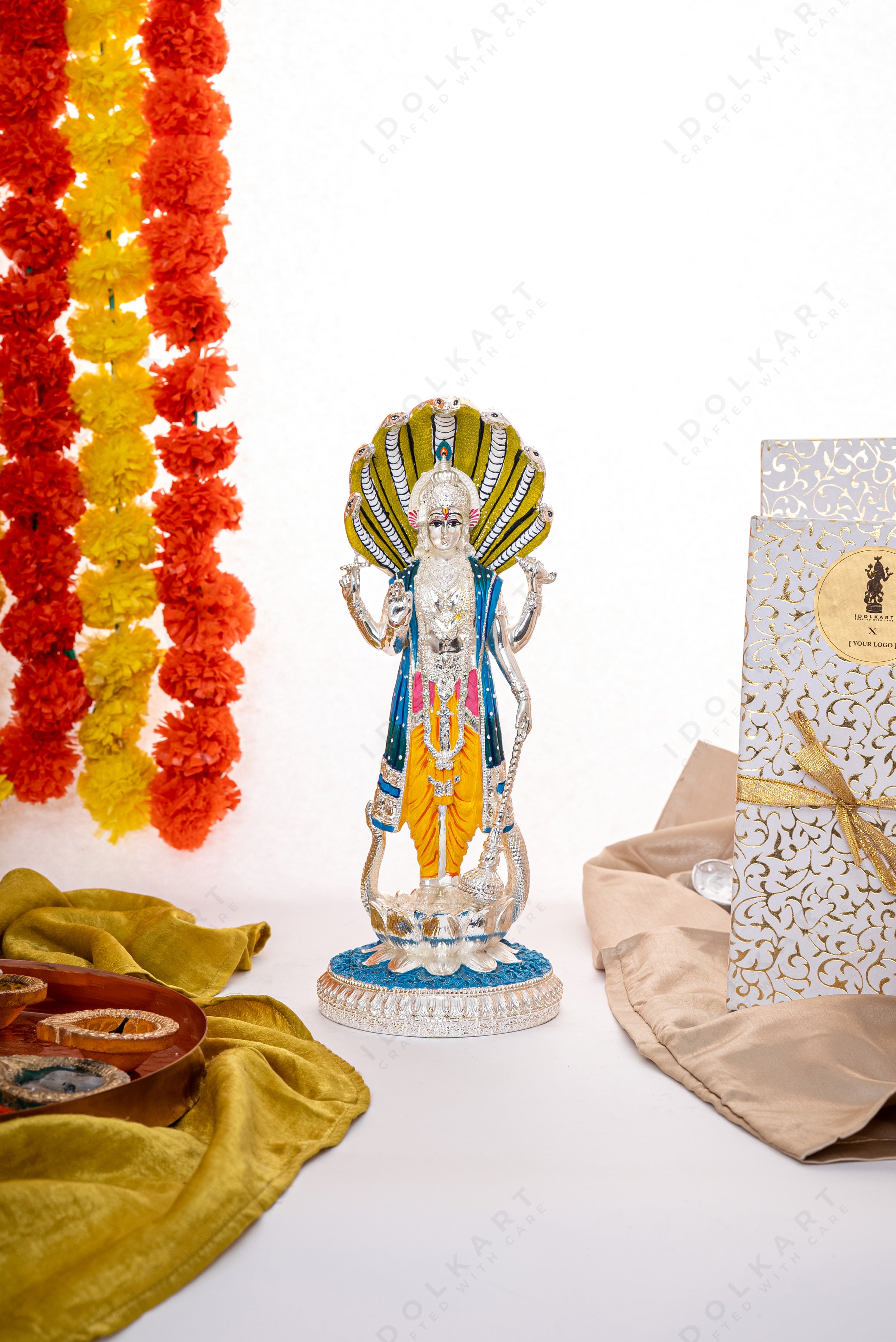 Silver Coated Vishnu Murthy
