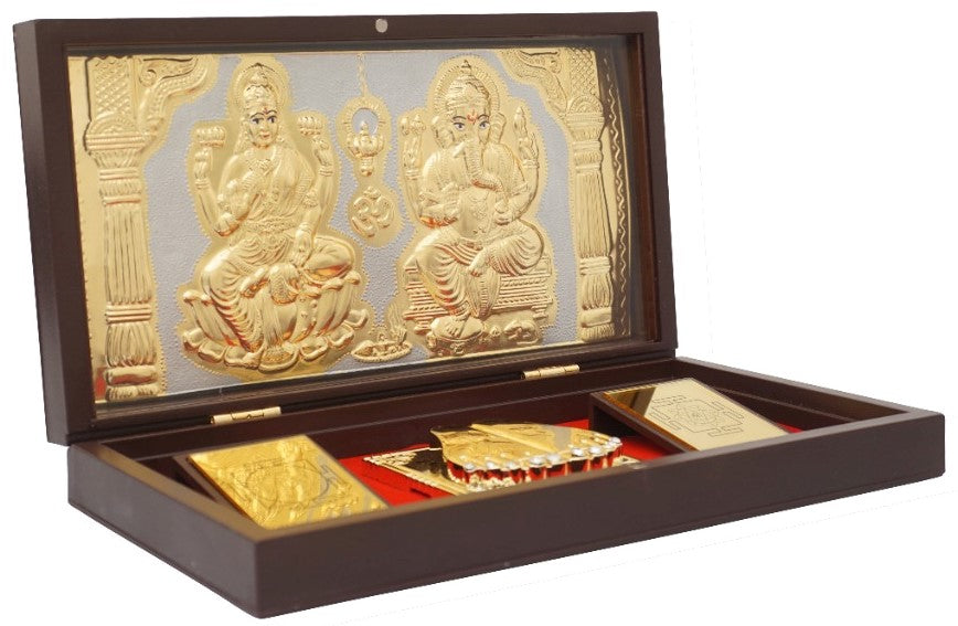 GaneshJi-LaxmiJi Divine Pooja Boxes | Pocket Temple | Diwali Gifting | Pooja Boxes
